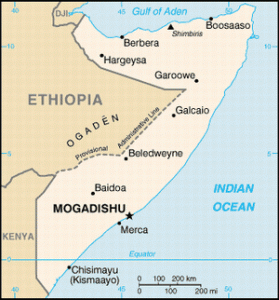 Somalia-map