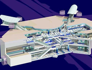 План станции дубайского метро