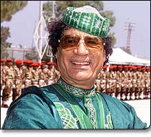 Президент Ливии Муаммар Каддафи