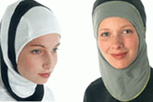 Спортивный хиджаб, разработанный европейскими дизайнерами.
