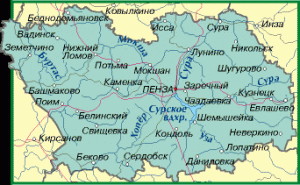 Пенза местоположение. Река Пенза на карте Пензенской области. Карта Пенза река Пенза. Карта реки Сура Пенза. Реки Пензенской области на карте.
