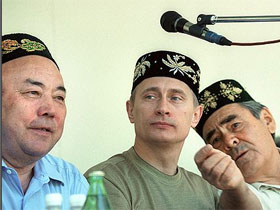 Три президента: Рахимов, Путин и Шаймиев