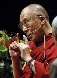 Духовный лидер Тибета в изгнании далай-лама XIV