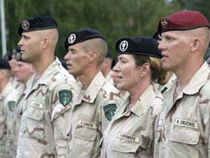 Латвийские военные в Ираке