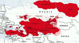 Территории компактно проживающих тюркских народов