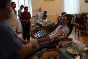 Сдача донорской крови в Совете муфтиев России