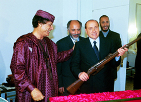 Итальянский премьер С. Берлускони объявил об окончательной ратификации соглашения, кладущего конец враждебности между Ливией и Италией, вызванной итальянской оккупацией Ливии