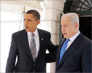Обама и Нетаньяху у Белого дома