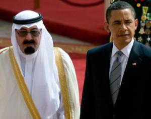 Король Саудовской Аравии встретил президента США в аэропорту