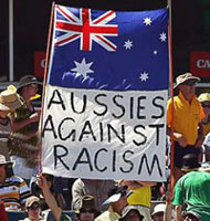 Демонстрация против расизма в Сиднее