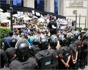 Силы безопасности на страже режима Мубарака