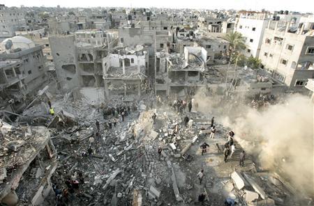 Газа после вторжения израильской армии