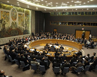 В зале заседания Совбеза ООН