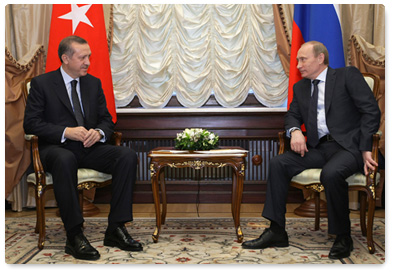 В.В.Путин провел переговоры с Премьер-министром Турции Р.Т.Эрдоганом