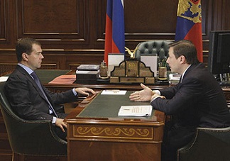 Дмитрий Медведев и Александр Хлопонин