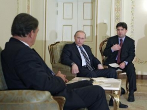 Встреча В.Путина с главой нидерландской компании «Газюни» М.Крамером