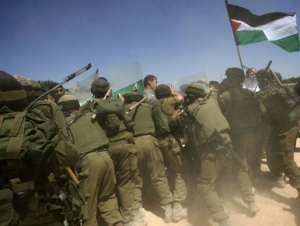 Израильские солдаты на Западном берегу реки Иордан