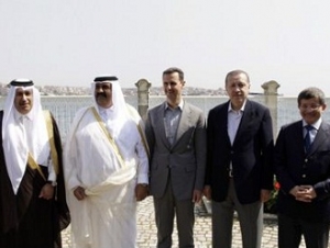 Лидеры Катара, Сирии и Турции