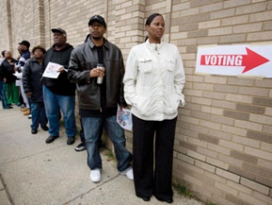 В США чернокожие мужчины получили право голоса только в 1965 году