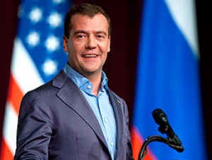Дмитрий Медведев в США