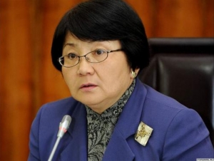 Президент переходного периода Кыргызстана Роза Отунбаева