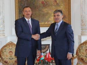 Встреча Ильхама Алиева и Абдуллаха Гюля