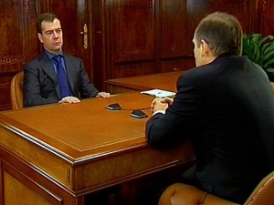 Д.Медведев обещал А.Бортникову не оставить без внимания боевые заслуги силовиков на Северном Кавказе