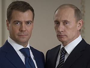Дмитрий Медведев и Владимир Путин