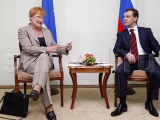 Президенты РФ и Финляндии на одной из двусторонних встреч