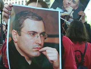 Пикет в защиту Ходорковского