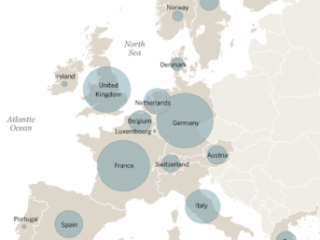 Распределение мусульманского населения в Европе