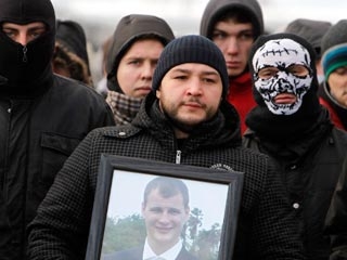 Акция памяти погибшего в драке фаната Егора Свиридова