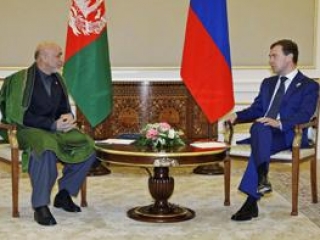 Д.Медведев, Х.Карзай