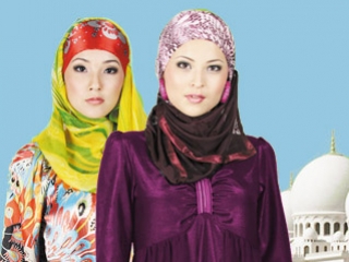 В Астане открылась целая сеть элитных салонов по продаже хиджабов (фото с сайта SalNur)