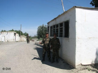 Пограничный пункт в Таджикистане