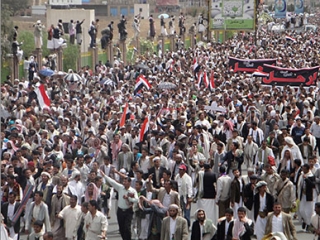 С момента начала протестов в Йемене в начале февраля в столице не проходили столь массовые демонстрации
