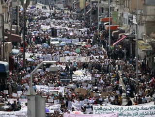 Демонстрация в Касабланке
