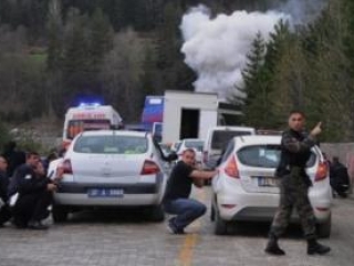 Силы безопасности отбили нападение, однако преступникам удалось скрыться