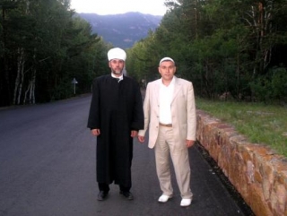 Во время посещения тюменским казыем Казахской Швейцарии