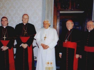 Руководители Епископской конференции на аудиенции у папы Римского