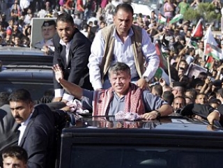 Нападение на кортеж короля Иордания произошло во время его визита на юг страны (фото: AP)