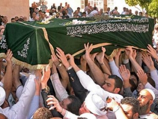 Похороны сына верховного муфтия Сирии, убитого террористами 2 октября