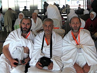 Искандар Юсупов, Зиннат Садыков, Фарид Хуснутдинов (слева направо) одни из немногих тюменцев, совершивших хадж на личные средства.