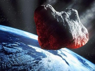 К земле летит астероид