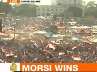 На площаде Тахрира ликуют