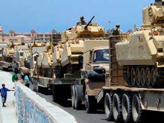 Египетские власти ввели военный контингент на Северный Синай