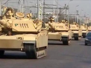 Египетские танки входят в Эль-Ариш