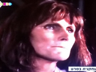 Актриса Санди Гарсиа на экране израильского телевидения