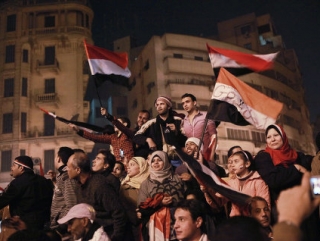 Начавшиеся 25 января народные волнения привели к свержению президента Х.Мубарака