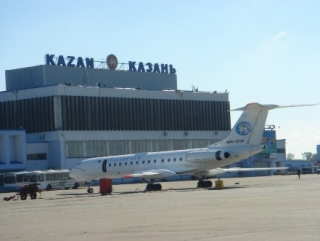 Самолет с паломниками вылетел из аэропорта Казани ранним утром